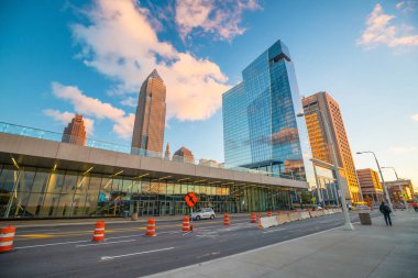 Ohio 'daki Cleveland gökdeleninin manzarası