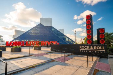 CLEVELAND, OH - 4 Kasım 2016 'da Cleveland Ohio' daki Rock 'n Roll Hall of Fame ve Müzesi