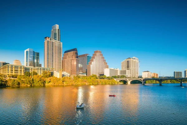 Downtown Skyline Austin Texas Negli Stati Uniti — Foto Stock