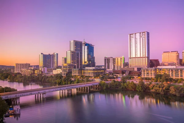 Downtown Skyline Austin Texas Estados Unidos — Foto de Stock