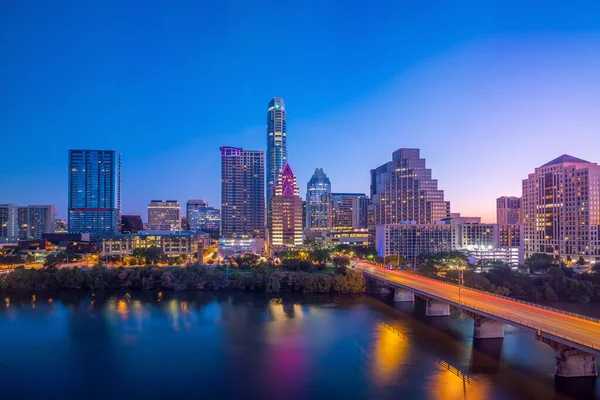 Downtown Skyline Austin Texas Nos Eua — Fotografia de Stock