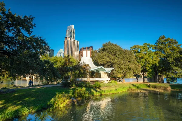 Downtown Skyline Austin Texas Estados Unidos — Foto de Stock