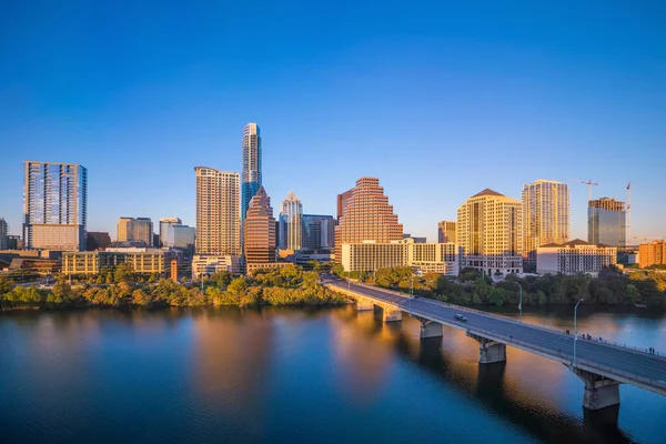 Downtown Skyline Austin Texas Usa — Stock fotografie