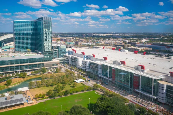 Skyline Von Downtown Houston Texas Usa Mit Bluesky — Stockfoto