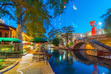 Nehir Yürüyüşü, San Antonio, Teksas ABD