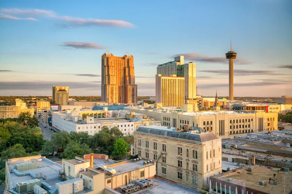 Top Kilátás San Antonio Belvárosában Texas Usa — Stock Fotó