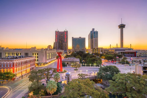 Vista Superior Del Centro San Antonio Texas — Foto de Stock