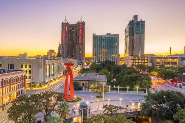 Top Uitzicht Het Centrum Van San Antonio Texas Verenigde Staten — Stockfoto