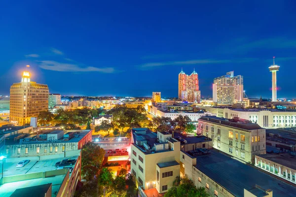 Blick Von Oben Auf Die Innenstadt Von San Antonio Texas — Stockfoto