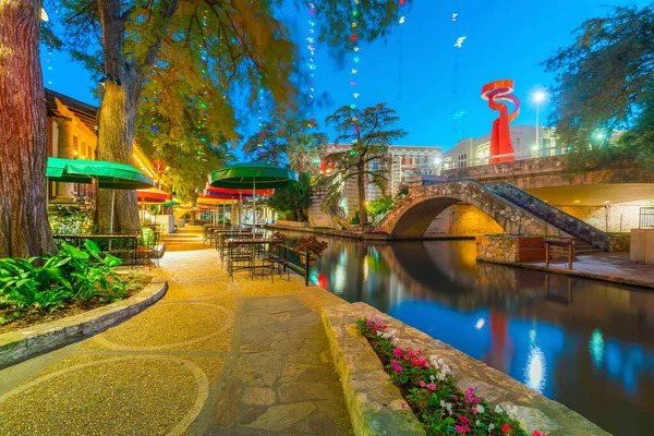 River Walk San Antonio Texas Verenigde Staten — Stockfoto