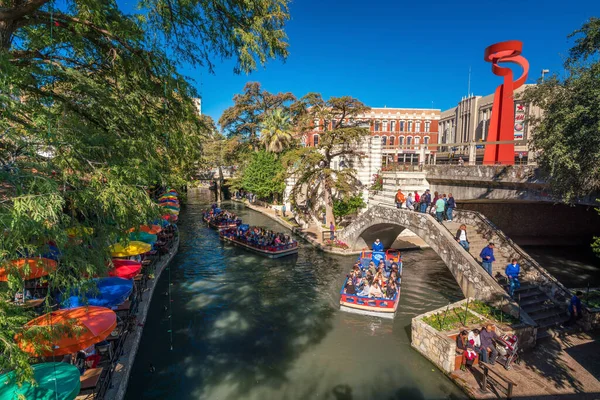 San Antonio Texas Nov 2016 River Walk San Antonio Texas — стокове фото