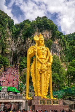 Batu Mağaraları heykeli ve Kuala Lumpur, Malezya girişi