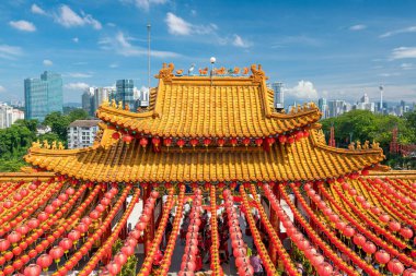 Kuala Lumpur 'daki Thean Hou Tapınağı Çin Yeni Yılı 2017