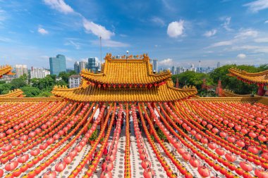 Kuala Lumpur 'daki Thean Hou Tapınağı Çin Yeni Yılı 2017