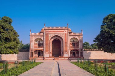 Agra Hindistan 'daki Itimad-ud-Daulah veya Baby Taj