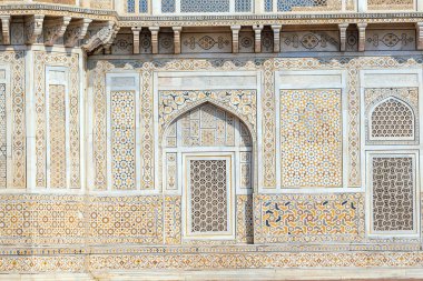 Agra Hindistan 'daki Itimad-ud-Daulah veya Baby Taj