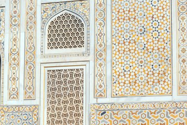 Agra Hindistan 'daki Itimad-ud-Daulah veya Baby Taj