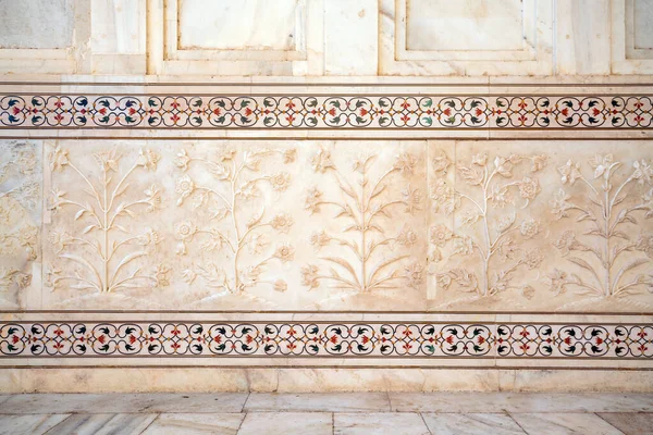 タージ マハル インドの装飾の詳細 — ストック写真