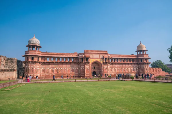 Weltkulturerbe Agra Fort Oder Rotes Fort Indien — Stockfoto