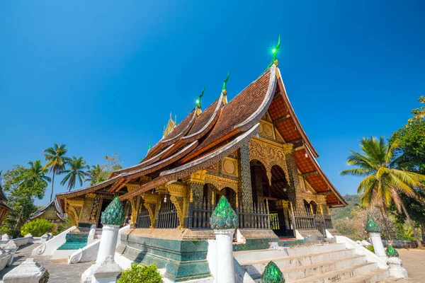 Wat Xieng Thong Tempio Più Popolare Luang Pra Bang Laos — Foto Stock