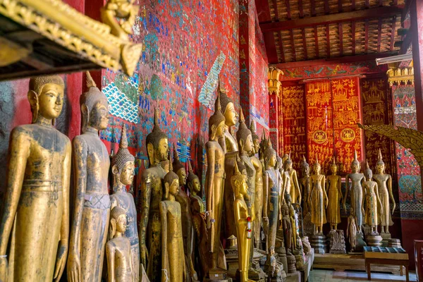 Estatuas Buda Muy Antiguas Wat Xieng Thong Luang Prabang Laos — Foto de Stock