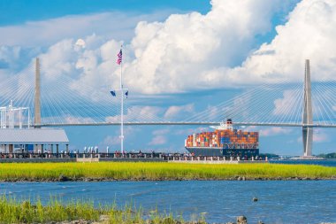 Charleston, Güney Carolina 'daki Rıhtım Parkı, ABD