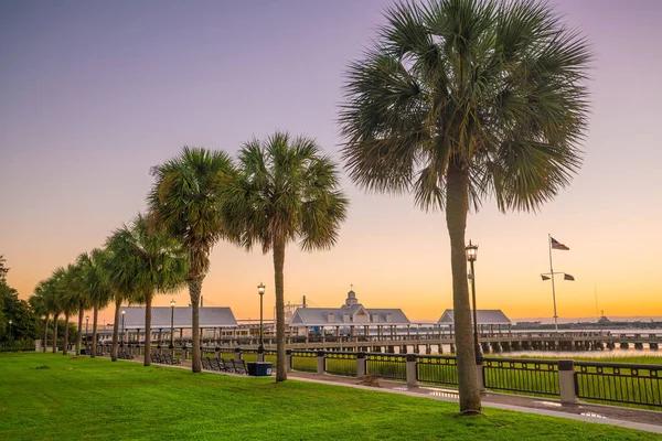 Waterfront Park Чарлстоне Южная Каролина Сша — стоковое фото