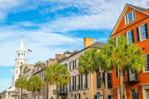 Charleston Történelmi Belvárosa Dél Karolina Usa — Stock Fotó