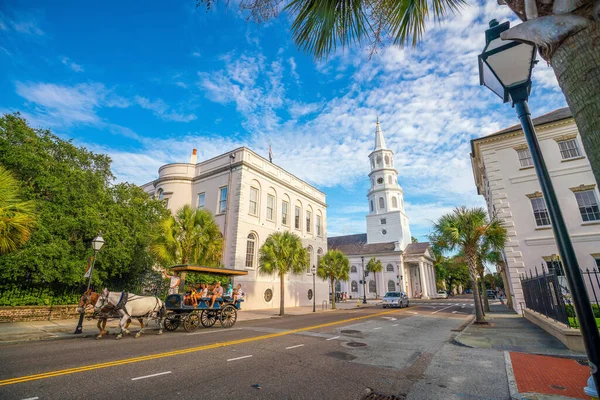 Centro Histórico Charleston Carolina Sul Eua — Fotografia de Stock