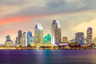 San Diego 'dan Skyline, Coronado Körfezi, ABD' den California