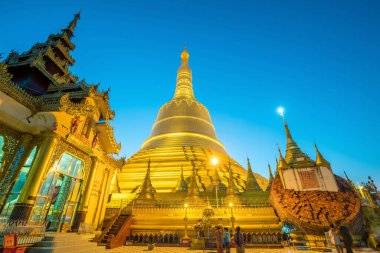 Shwe Maw Daw Pagoda (Shwemawdaw Pagoda), Myanmar veya Burma.
