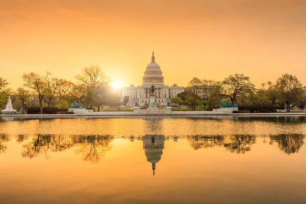 Das Kapitol Der Vereinigten Staaten Washington Sonnenaufgang — Stockfoto
