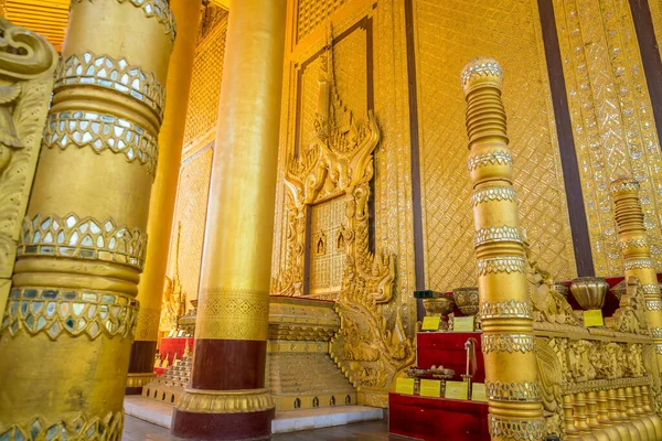 Kambawzathardi Golden Palace Bago Myanmar — Stockfoto