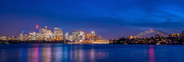 Downtown Sydney Skyline Australie Crépuscule — Photo