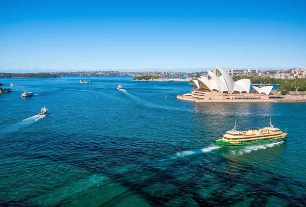 Skyline Centre Ville Sydney Avec Ciel Bleu Australie — Photo