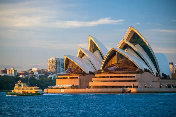 Skyline Centre Ville Sydney Avec Ciel Bleu Australie — Photo