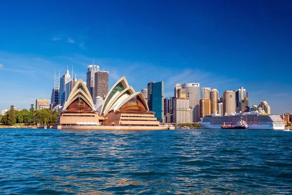 Skyline Centre Ville Sydney Avec Ciel Bleu Australie — Photo