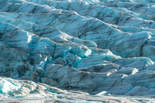 Svinafellsjokull Gletsjer Vatnajokull National Park Ijsland — Stockfoto