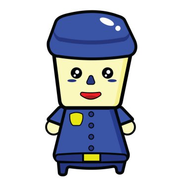 Polis. Bu vektörü projeniz ya da işleriniz için kullanabilirsiniz.