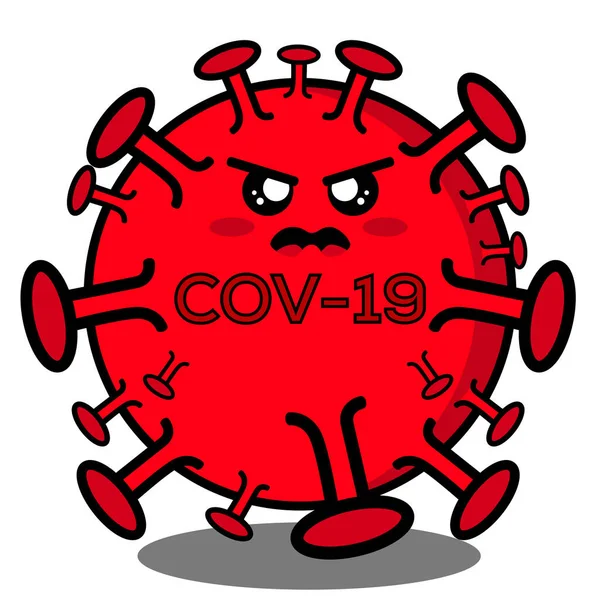Covid 19 virüs vektörü. Projeniz için bu vektörü satın alabilirsiniz.