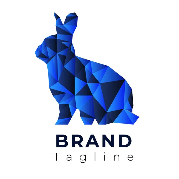Tavşan logosu vektör tasarımı. Projeniz için bu logoyu satın alabilirsiniz.