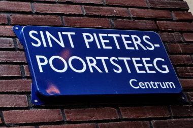 Amsterdam 'da sokak tabelası