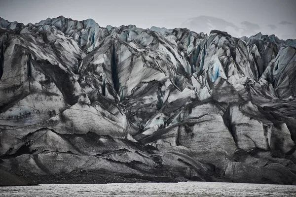 Svinafellsjokull Vatnajokull Bir Parçası Avrupa Nın Büyük Buzulu Zlanda — Stok fotoğraf