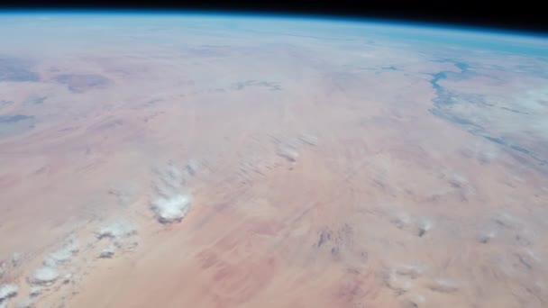 Föld Bolygó Műholdjáról Nézve — Stock videók