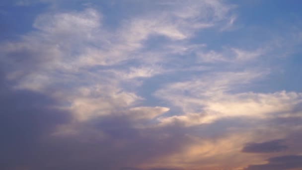 Szenische Aufnahmen Des Schönen Bewölkten Himmels — Stockvideo