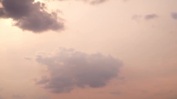 Schilderachtige Beelden Van Prachtige Wolken Lucht — Stockvideo
