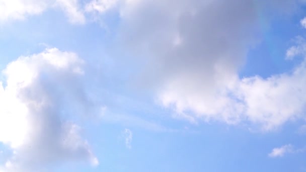 Scenic Footage Beautiful Clouds Sky — Stock Video