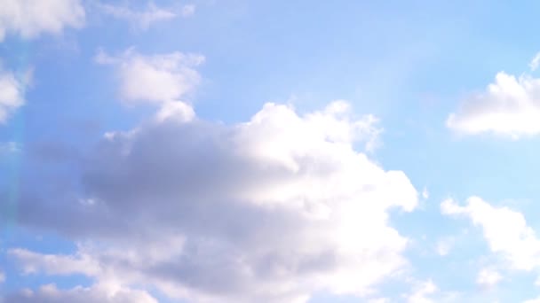 Imágenes Escénicas Hermosas Nubes Cielo — Vídeos de Stock