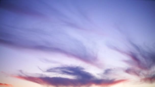 Imagens Cênicas Belas Nuvens Céu — Vídeo de Stock