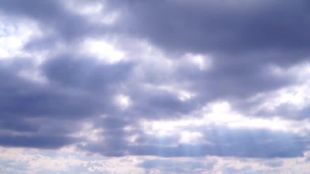 Imagens Cênicas Belas Nuvens Céu — Vídeo de Stock